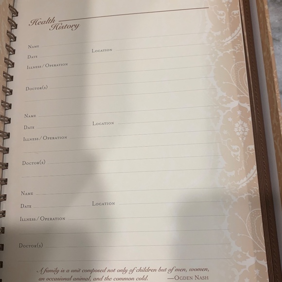 NEW Our Family History, A Keepsake Journal NIB Italian Leather - Picture 10 of 12